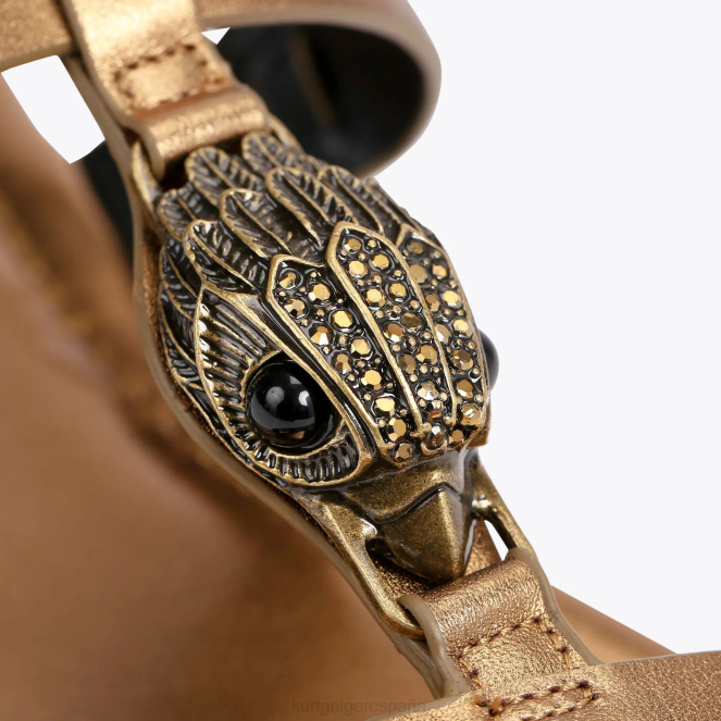 Kurt Geiger mujer sandalia plana london hampton 2LPR430 | calzados bronce